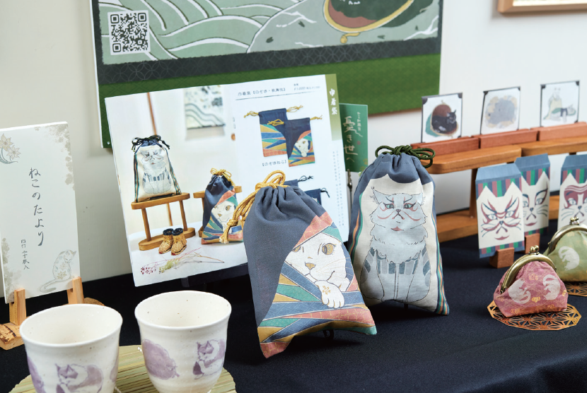 卒業制作2025_佳作賞|【ねこの和雑貨 憂き世へ】大好きな“和×猫”の世界観を形にしたいと思い、猫モチーフの 和雑貨専門店のブランディングを行いました。mdcで学んだ 事を最大限活かした集大成を作りたかったため、Illustrator、 Photoshop、Webデザイン、写真撮影など、2年間の授業で学ん だスキルを出来る限り使って制作しました。