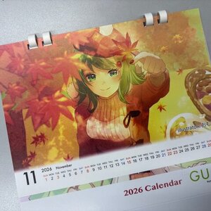 GUMI16th ANNIVERSARY誕生祭＆カレンダーイラストコンテストで１年生のイラストが11月部門で採用されました！