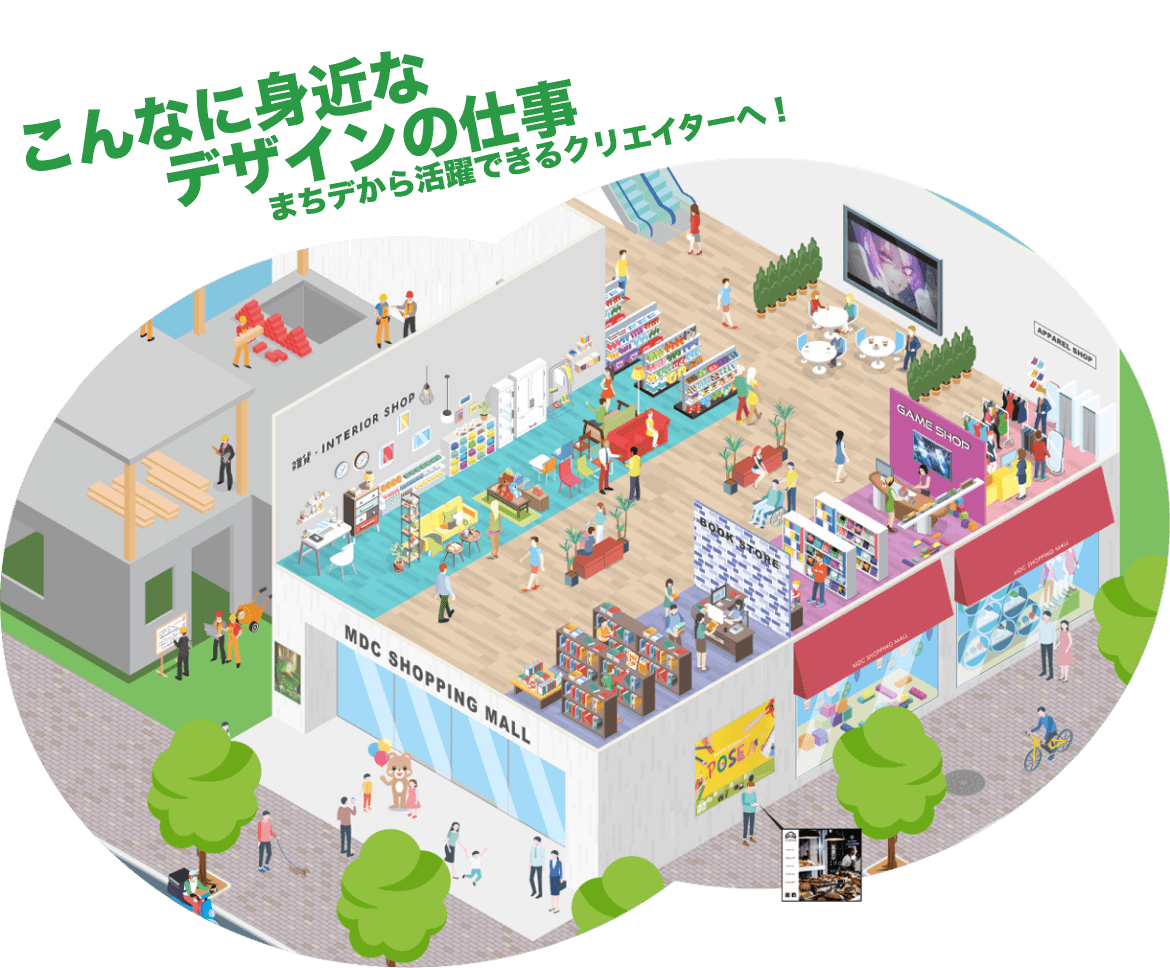 こんなに身近なデザインの仕事 まちデから活躍できるクリエイターへ！